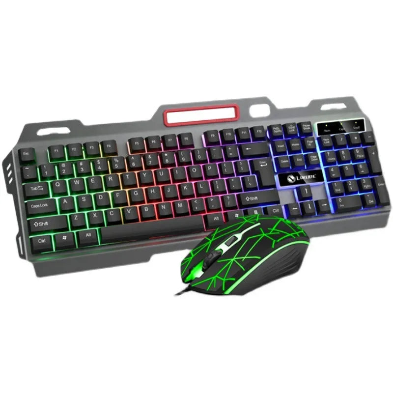 Limei K19 black gaming keyboard and T19 mouse suit for e-sports