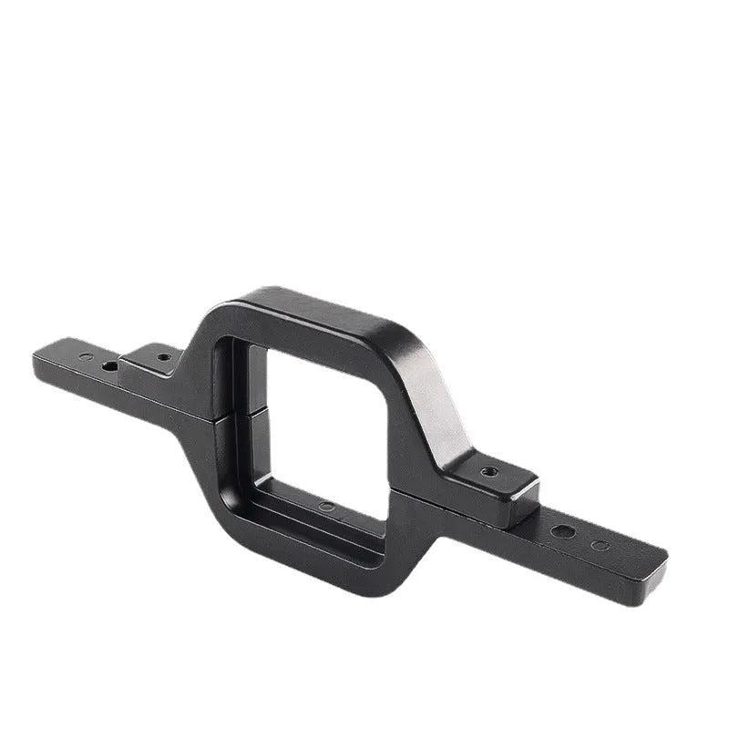 Black aluminium alloy light mounting bracket for a Wrangler Jeep vehicle