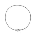 Silver clavicle necklace with 925 sterling silver pendant on adjustable length chain