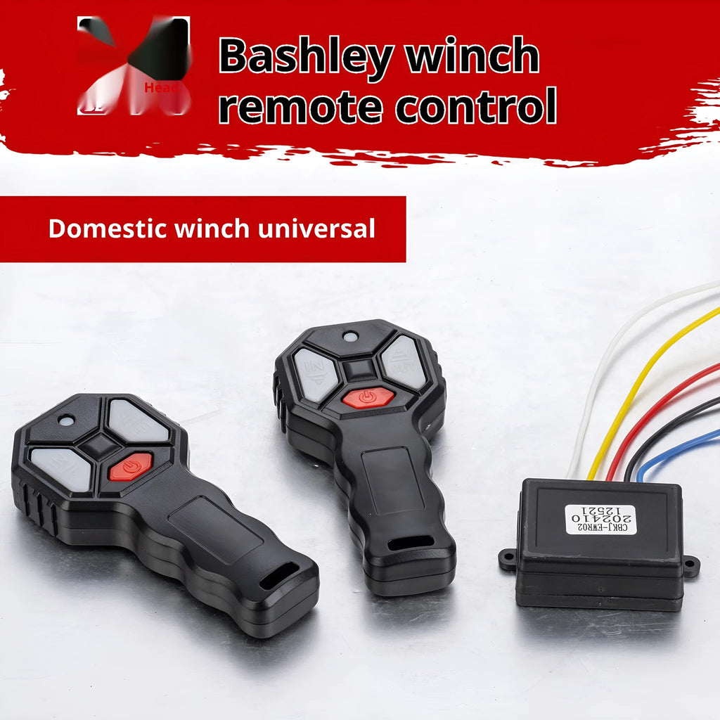 Mini wireless remote control receiver set for 12V24V winch with plastic housing