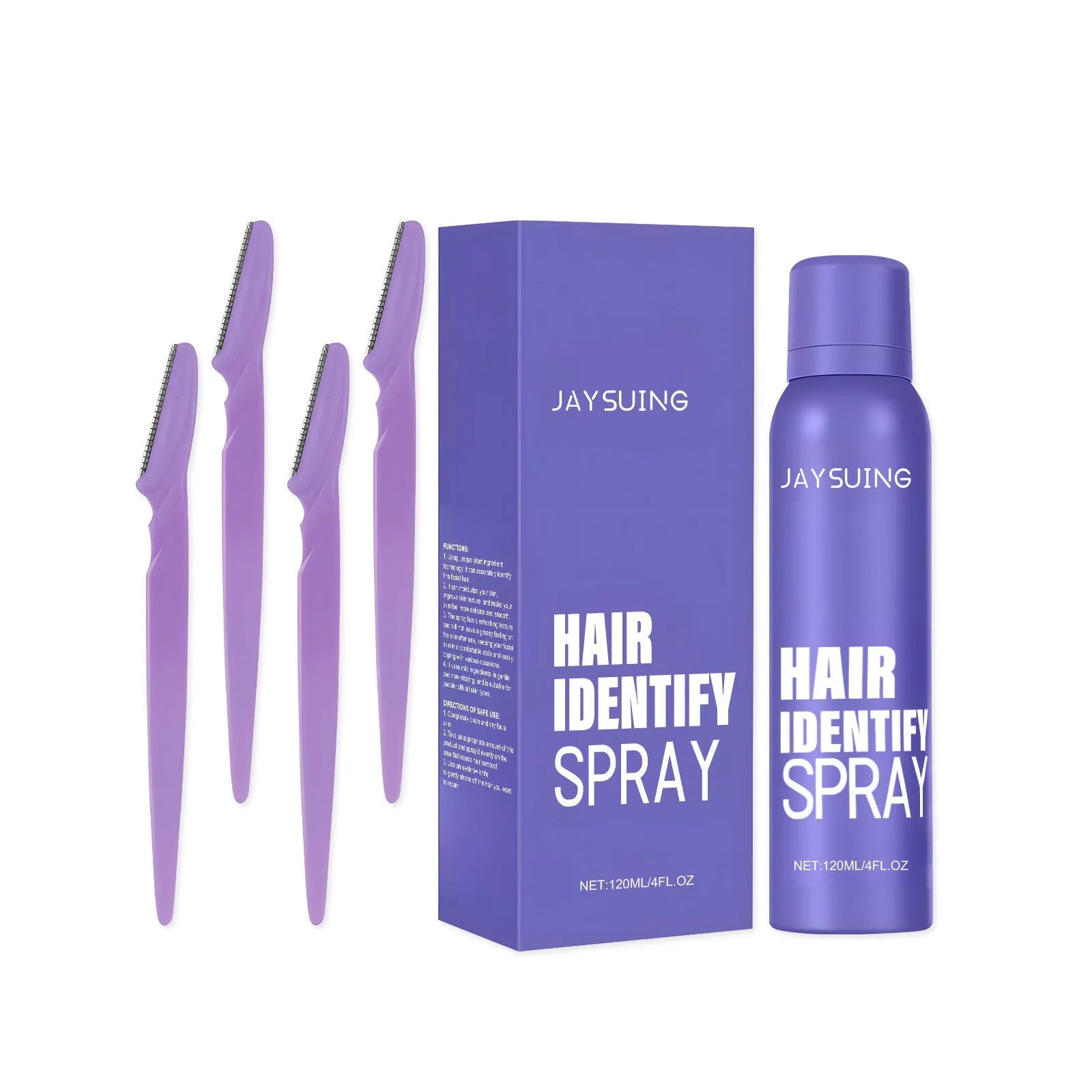 120ml portable hair removal spray bottle for home use with non-irritating formula.