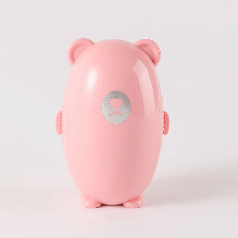 Washable lint remover roller in green pink or white colours with adhesive hair removal surface