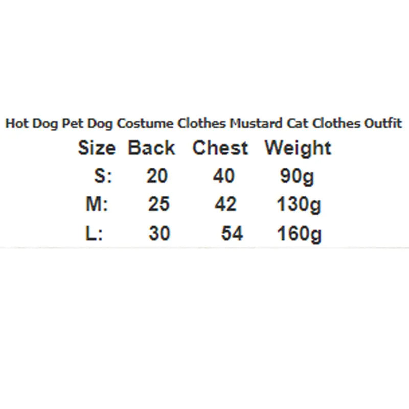 Funny stuffed hot dog costume suit on a small dog for party or cosplay