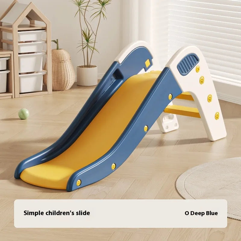 Small plastic baby slide for toddlers under three years in household setting