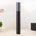 Black electric nose hair trimmer for men and women, portable battery powered fully washable ABS