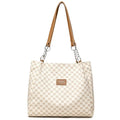 Brown women's retro fashion PU leather crossbody handbag with polyester lining