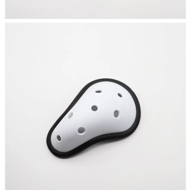 Rubber sports genital protector for adult and junior hockey rugby boxing athletes