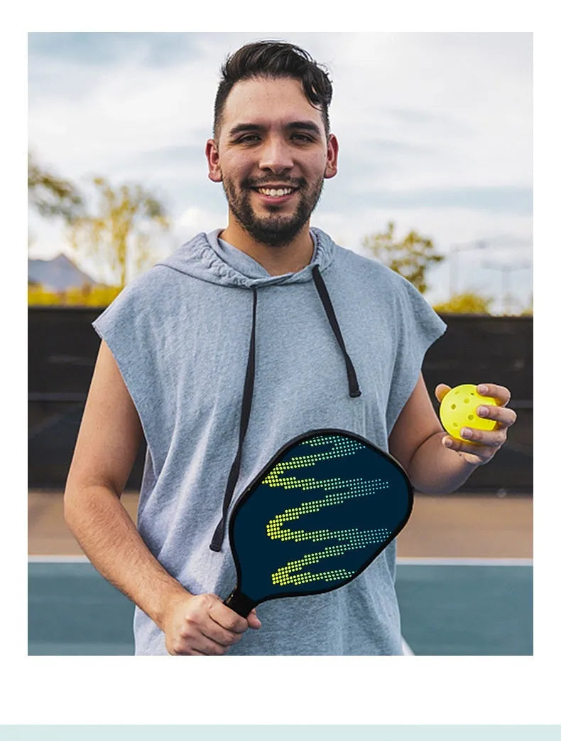High-density fibreglass table tennis racket for outdoor sports with CZXPK00561 specification