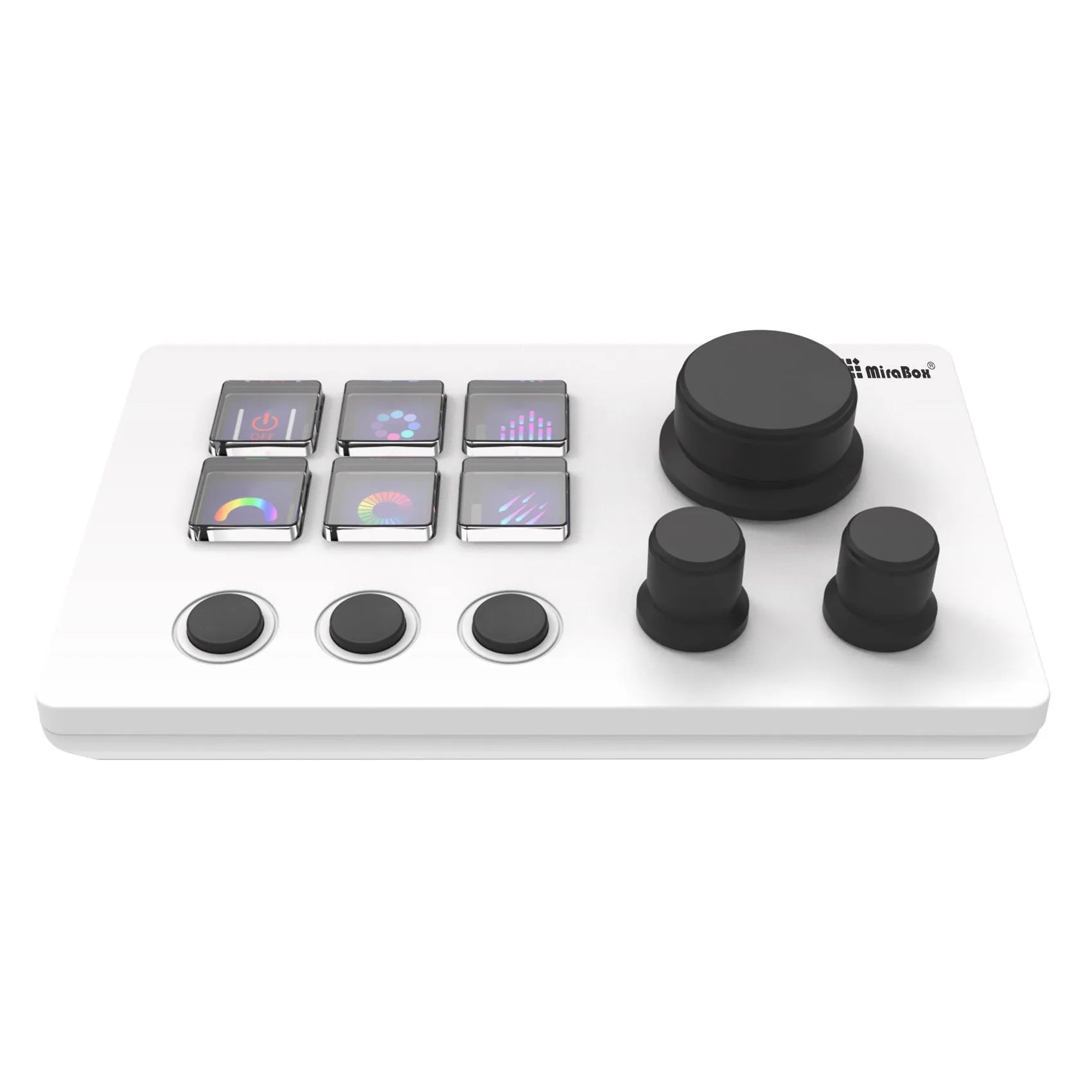 Visual Keyboard N3 silicone numeric keypad in black or white with 2-metre USB cable