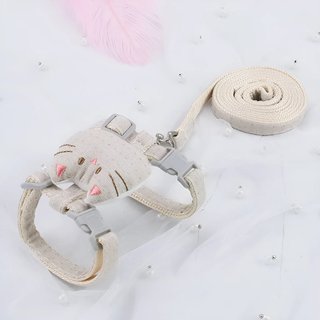 T-shaped cat pull rope with drawstring in cloth material for cats up to 8kg