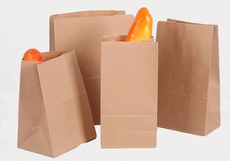 Yellow kraft paper packaging bag with aluminium foil inner lining for snack foods