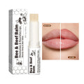 Beef fat and organic grass-fed butter lip balm in a 5g white tube with 83mm length.