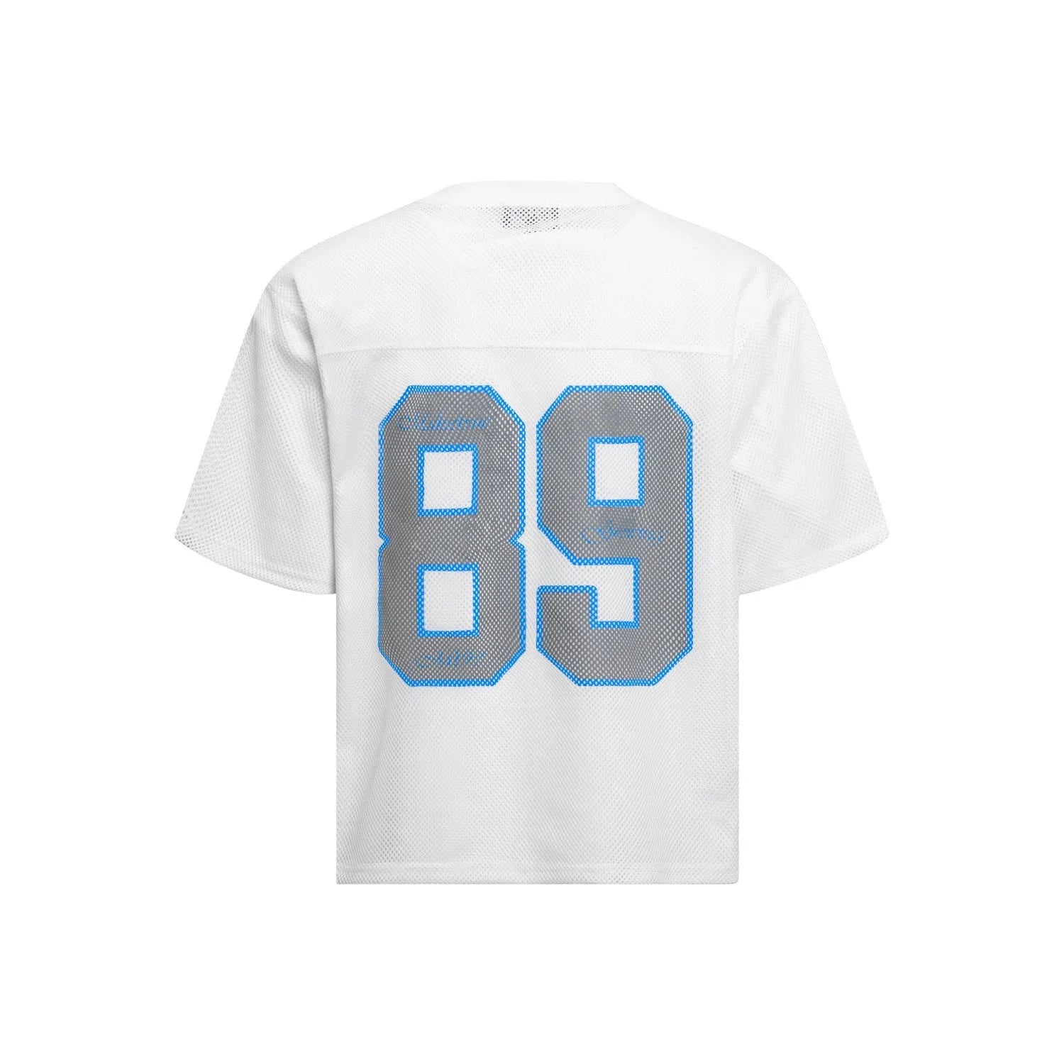 Loose-fitting casual t-shirt in chemical fibre blend available in black and white colours