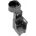 Black plastic Mercedes-Benz water cup holder bracket with part number 2116800014 for 2003-2009 models