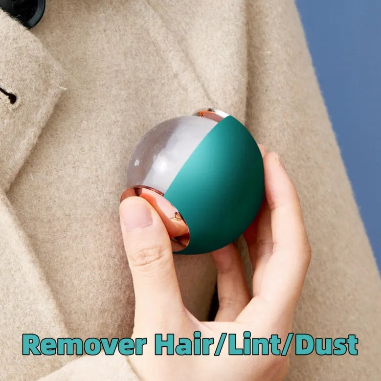 Reusable gel lint roller in a metallic colour option for pet hair and lint removal.