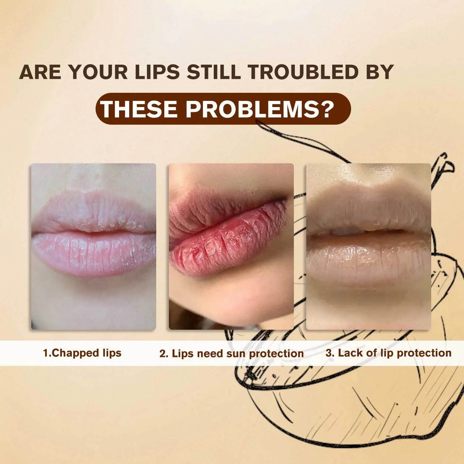 50ml protective lip moisturising cream in lipstick format with SWX-A389 formulation