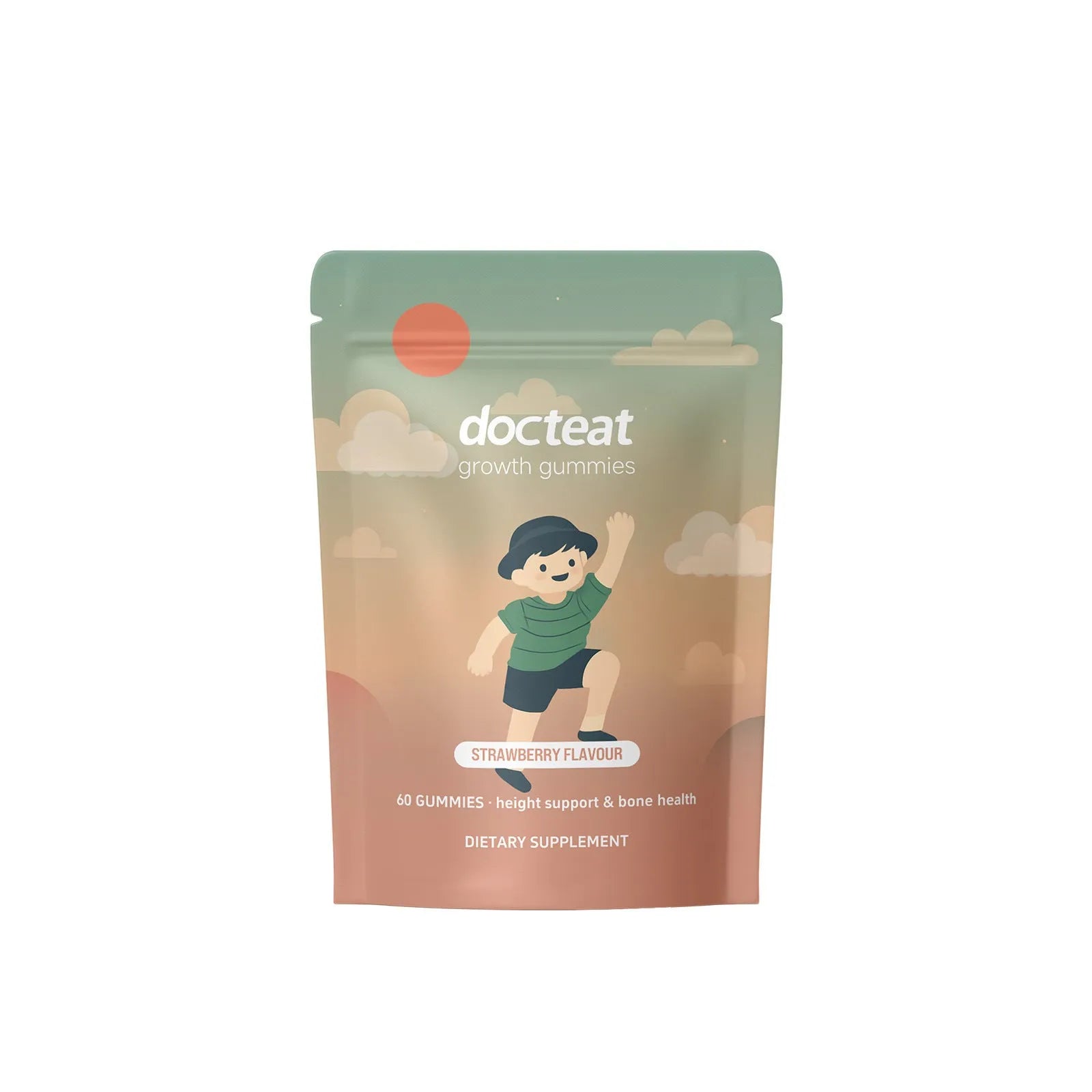 Pack of 60 fruit-flavoured soft candy supplements for daily body care