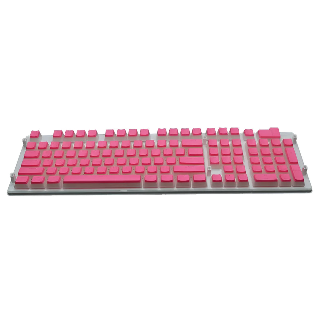108 key pudding cream translucent mechanical keyboard keycap set in two-colour milk skin design