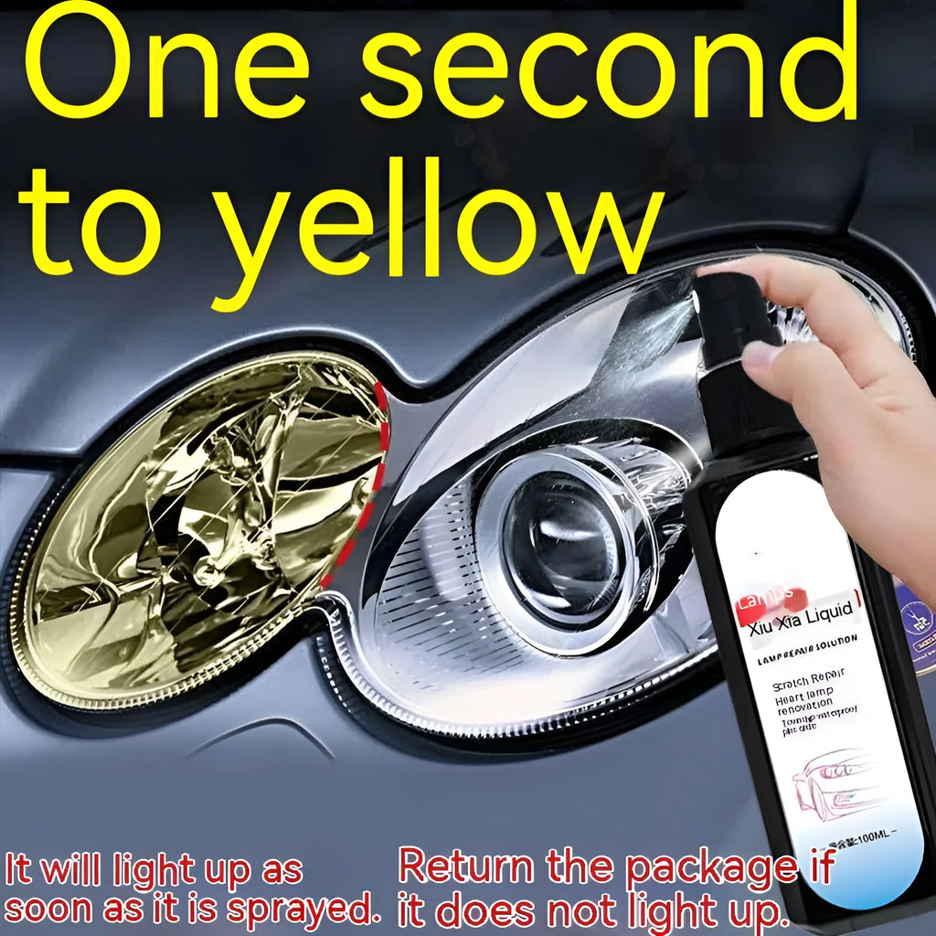 100ml bottle of car headlight renovation repairing liquid for plastic lens restoration