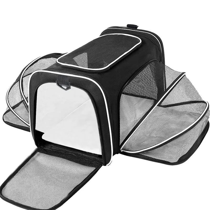 600D cation fabric cat carrier bag in small and large sizes with multiple colour options