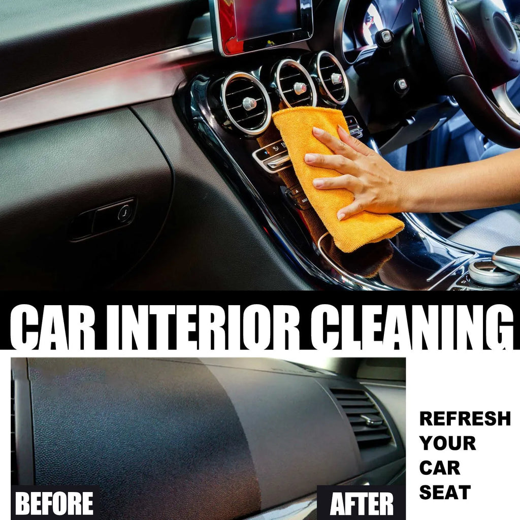 120ml car interior cleaner bottle for dashboard leather and plastic maintenance