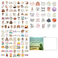 50 graffiti stickers in random patterns for laptop and phone decoration