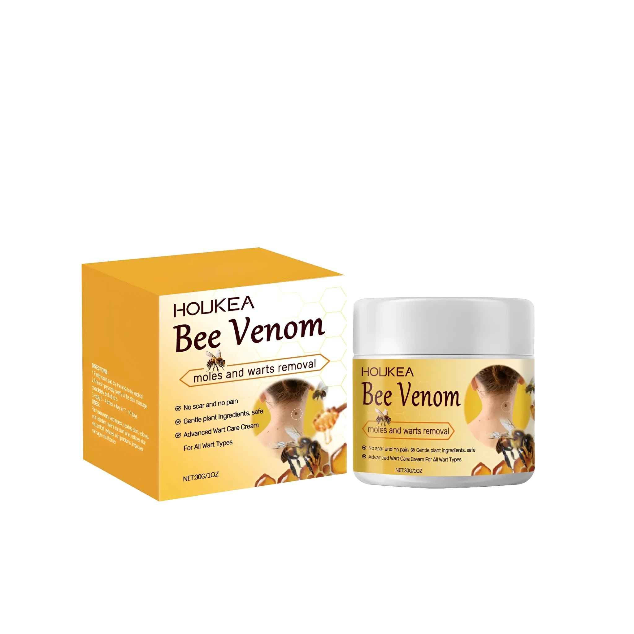 30g tube of multi effect skin repair cream with bee venom and mint leaves