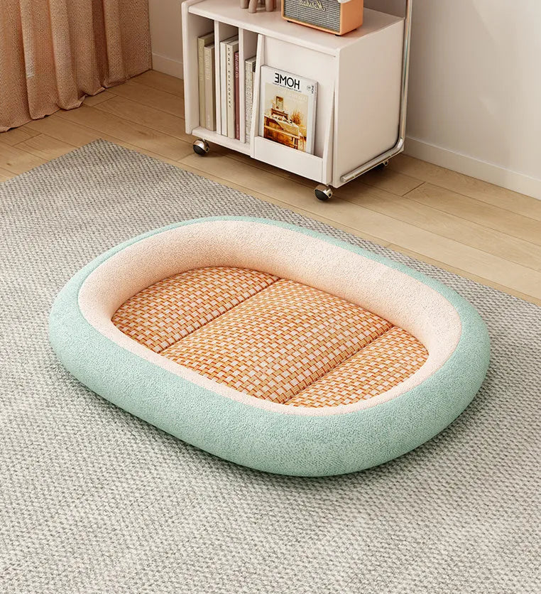 Removable washable pet cooling nest in multiple colours with cotton filling for dogs and cats