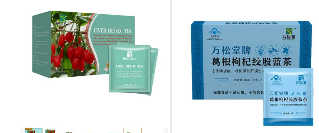 Herbal substitute tea box with medicine-food homology ingredients, 50g net content