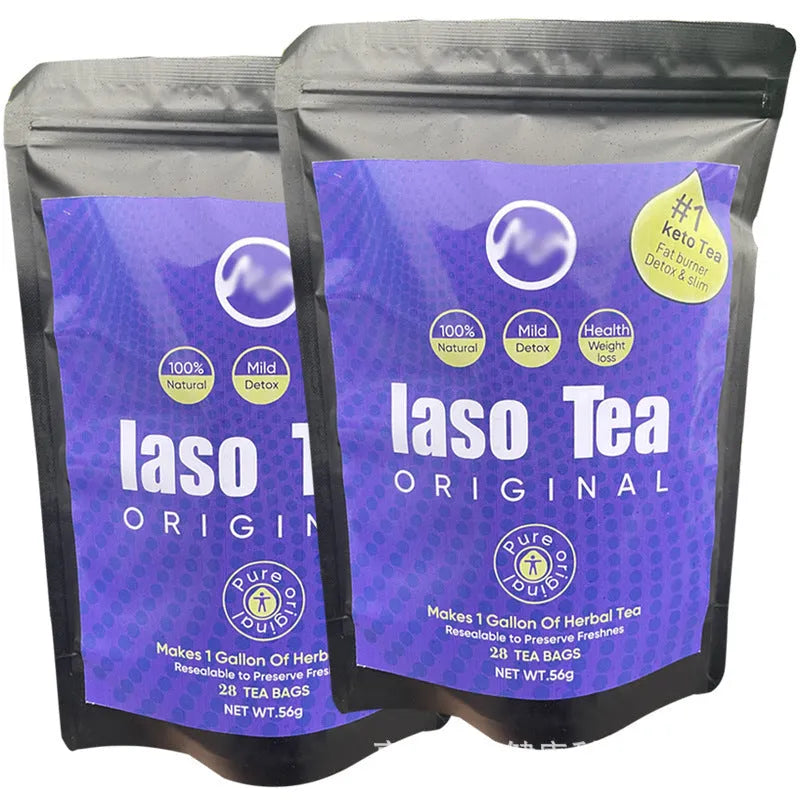 Single sachet of instant slimming tea with sugar-free cold soak formulation
