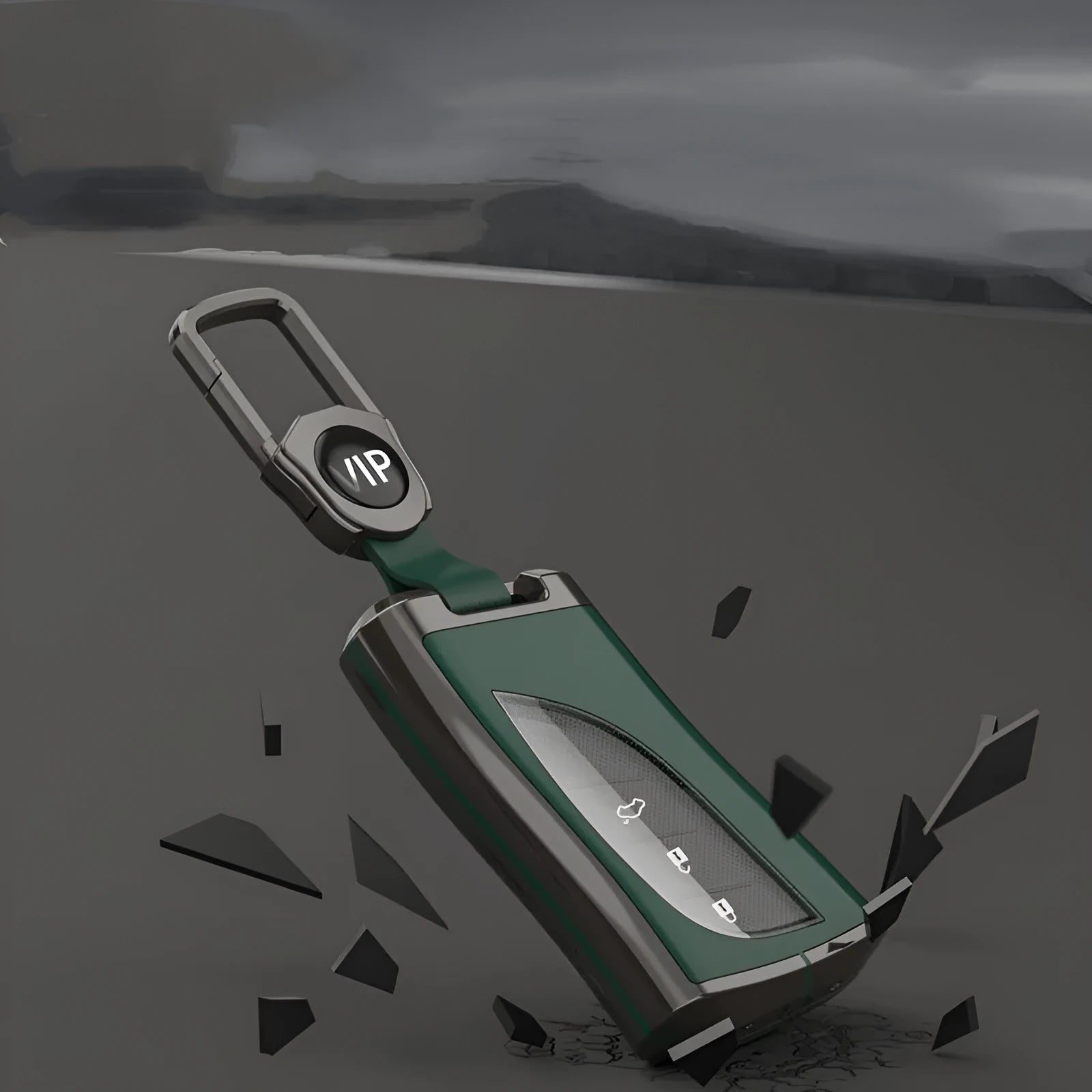 Lexus car key case cover in black, made from zinc alloy and TPU, shown in single shell style.