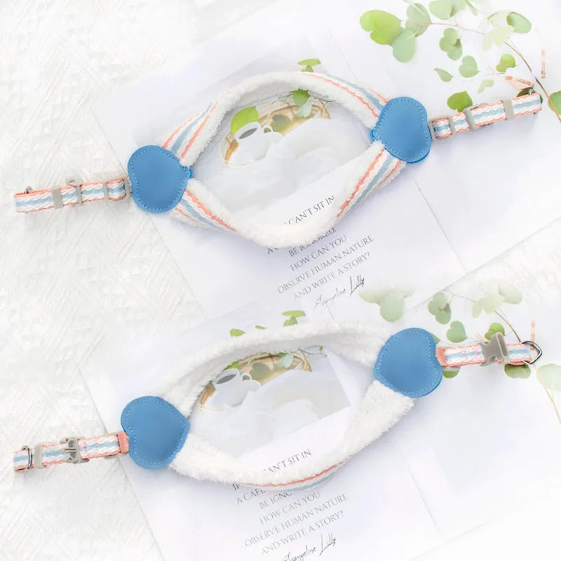 Blue breathable chest vest dog leash 1.5m for small medium dogs like Corgi Shiba Inu Bichon
