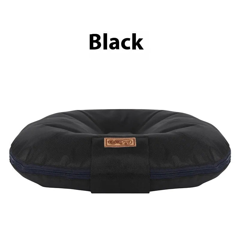 Small removable and washable dog mattress with Oxford cloth cover.