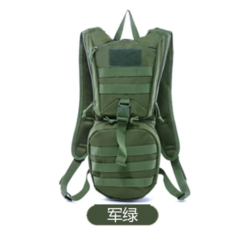 Tactical camouflage cycling backpack with large capacity for outdoor sports