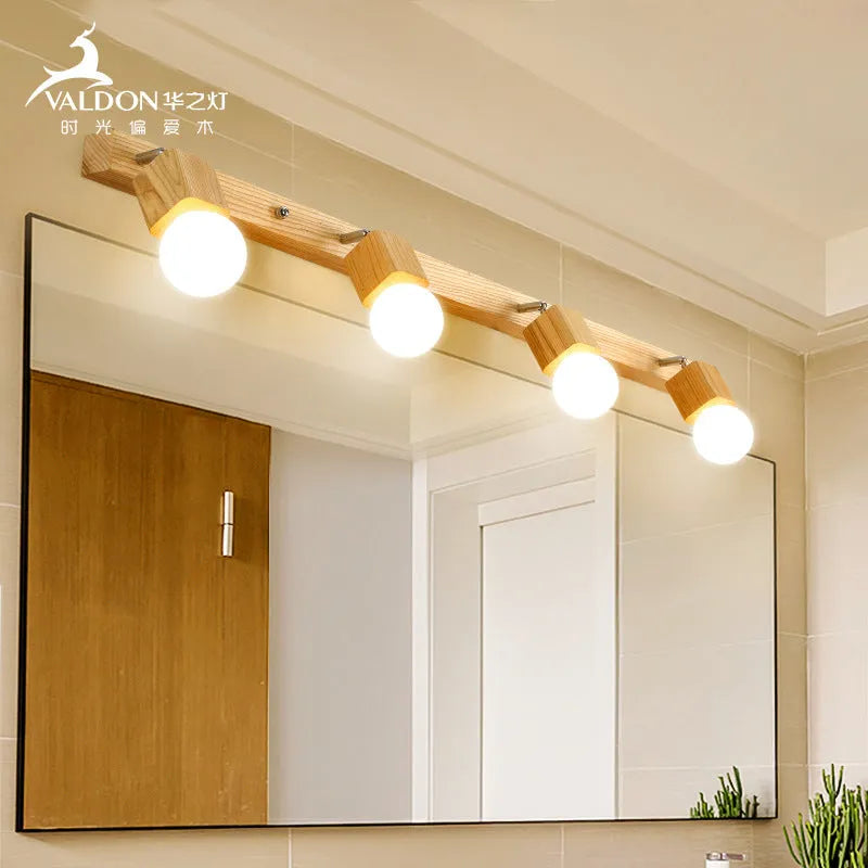 Compact one-head LED wall lamp with a 24cm diameter on a white wall.