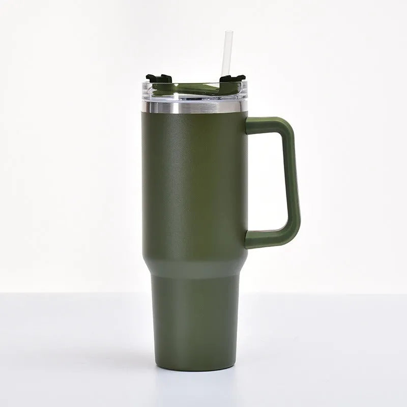304 stainless steel vacuum cup 40oz second generation in black with double-wall insulation