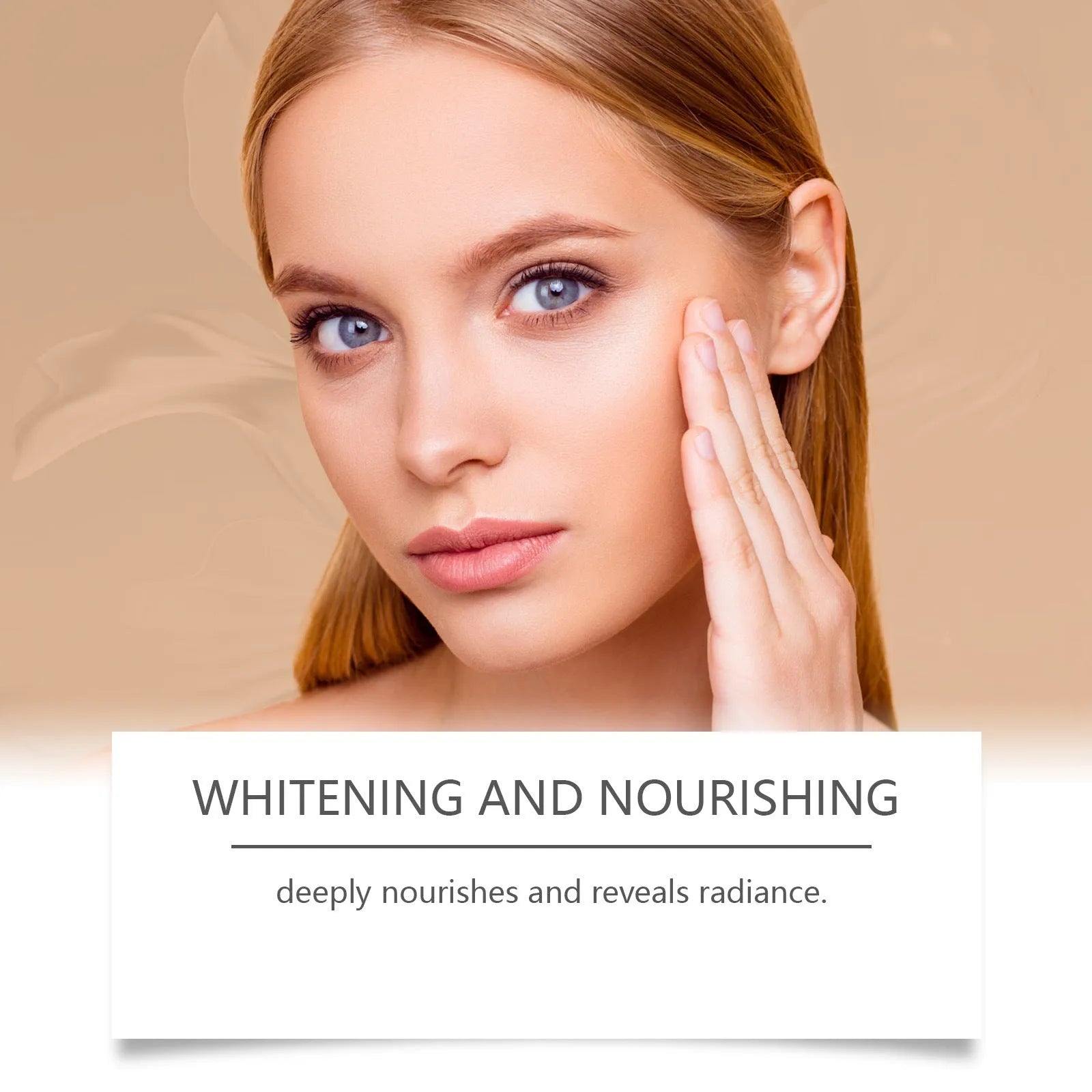 Single sachet of 30g fading wrinkle compact and delicate skin care facial mask