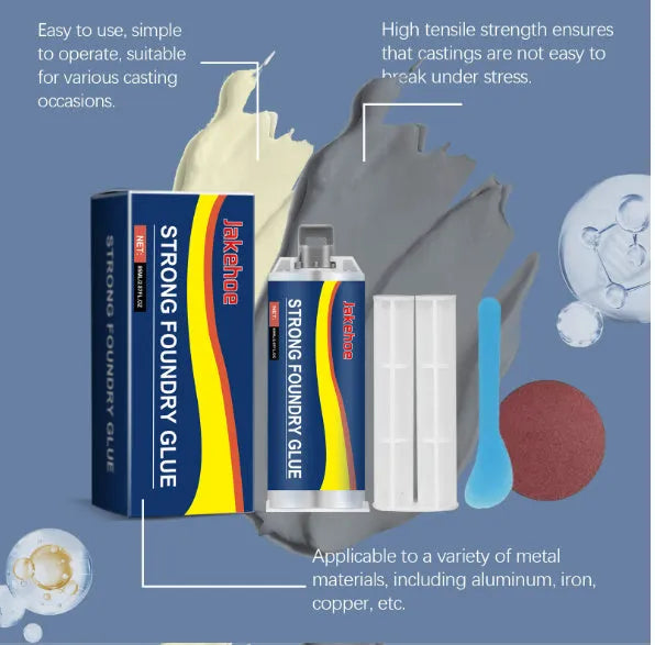 85ml metal casting glue sealant kit with epoxy resin for stainless steel copper aluminium repairs