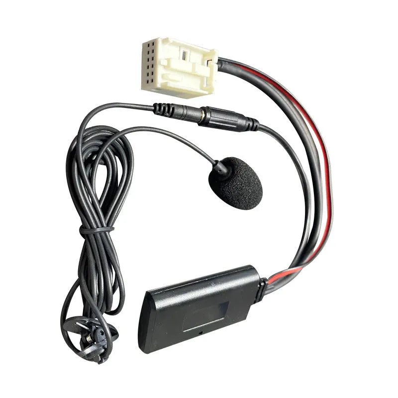 Citroen Peugeot car audio Bluetooth AUX adaptor cable with microphone for RD4 stereos