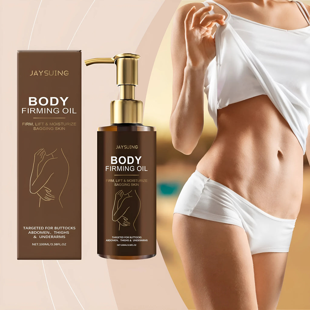 100ml bottle of nourishing body oil with hyaluronic acid and coffee seed oil