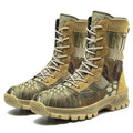 Men's black and camouflage high-top mesh Martin boots shown in sizes 39 to 46.