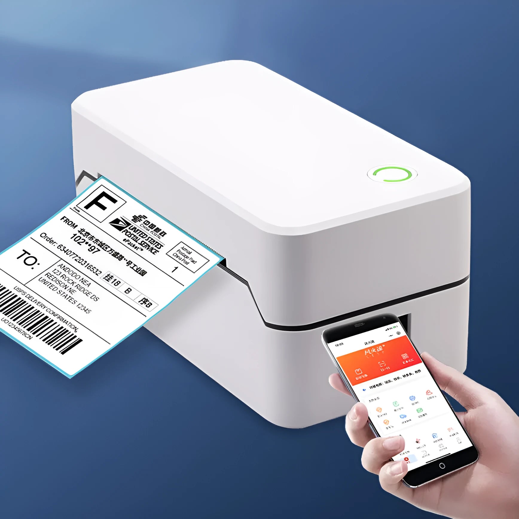 TDL401H Bluetooth thermal receipt printer with compact handheld design for mobile printing