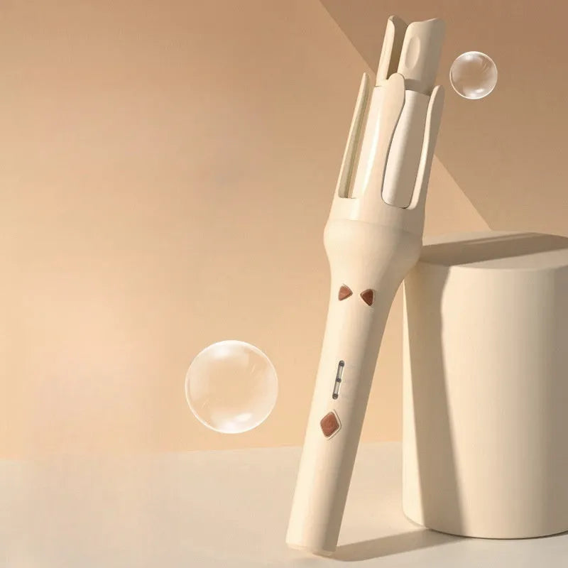 Automatic hair curler with 32mm barrel in multiple colour options including white and Chigo variants