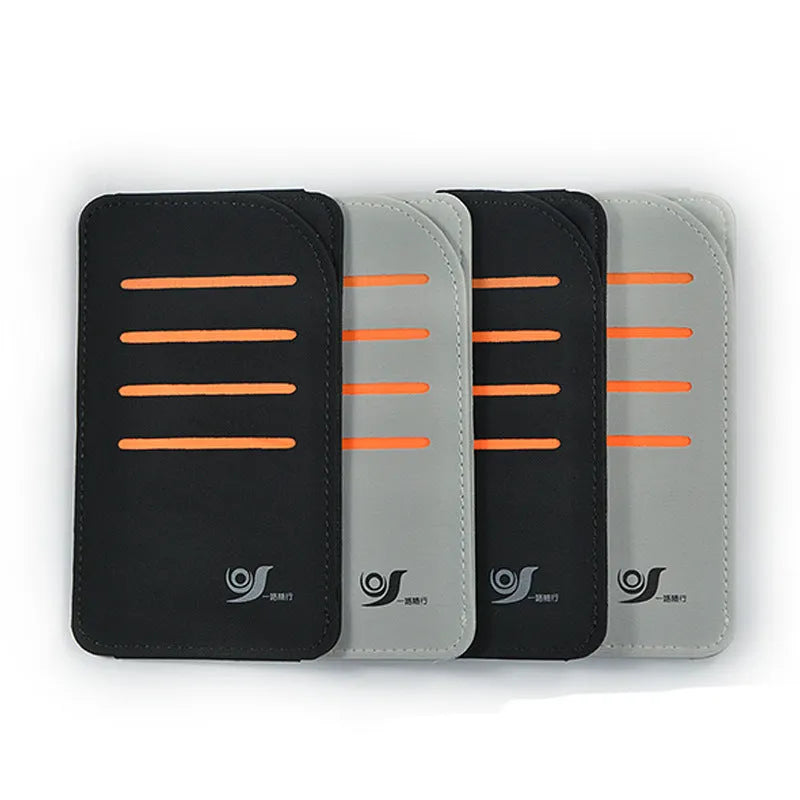 Car sun visor shading panel set of four tablets with a vehicle-mounted storage bag in grey or black.