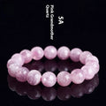 Purple polished crystal bracelet with geometry beads in Korean style unisex design