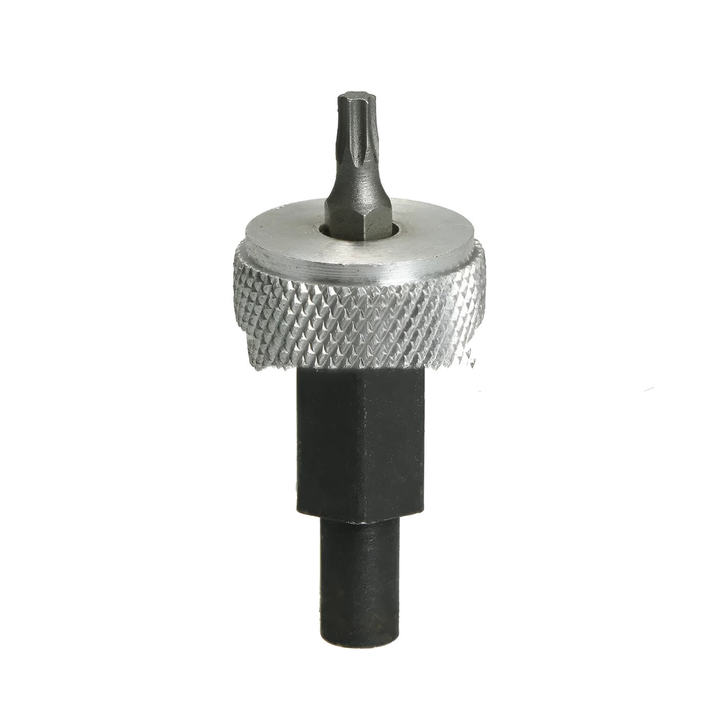 Ignition module wrench tool for automotive distributor blocks with knurled aluminium knobs