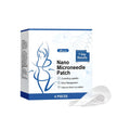 Four nano microneedle skin patches in a pack for targeted application with botanical extracts