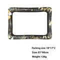Christmas inflatable PVC photo frame for festive photography and interactive youth play