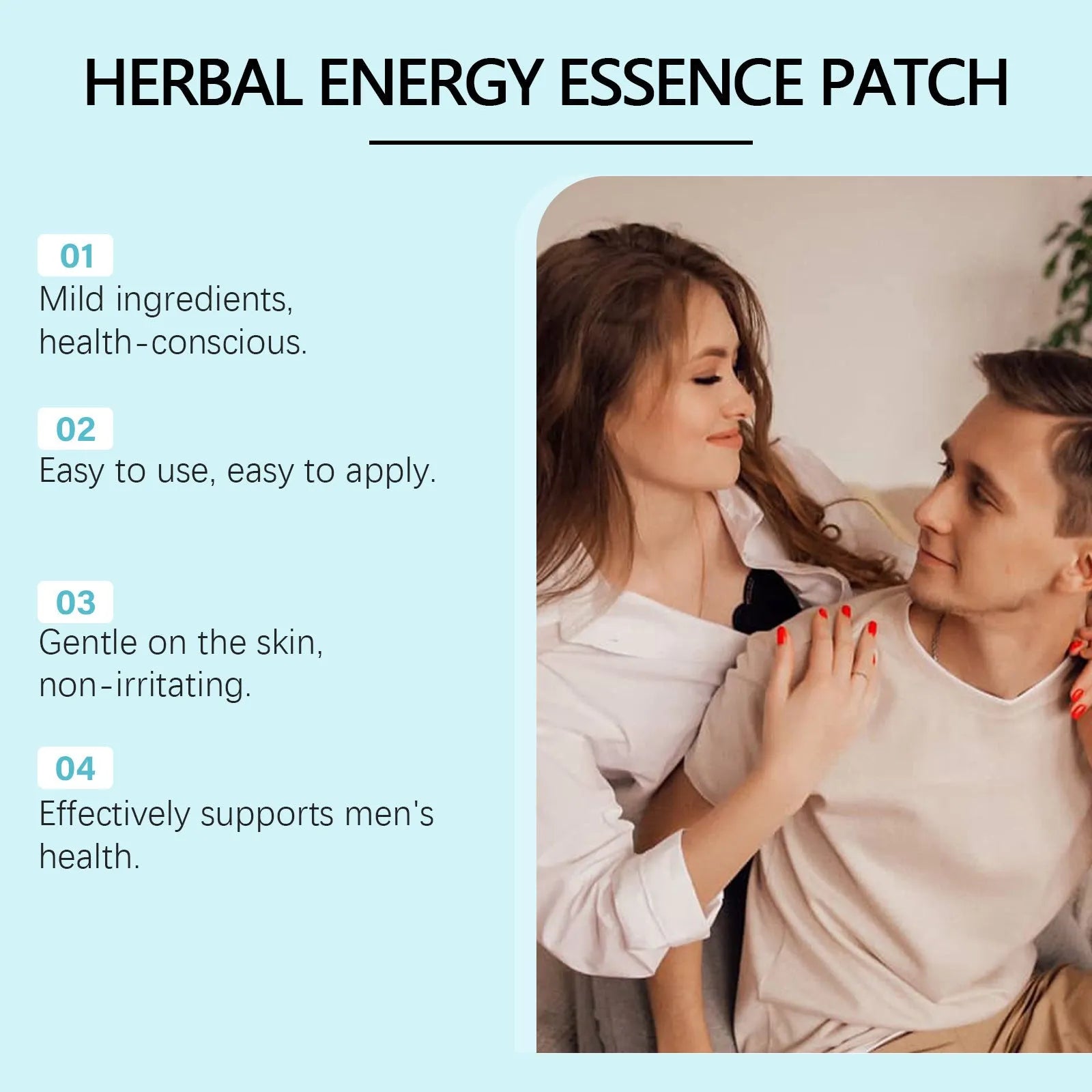 Pack of ten moxa leaf and Asian ginseng herbal plasters for navel application