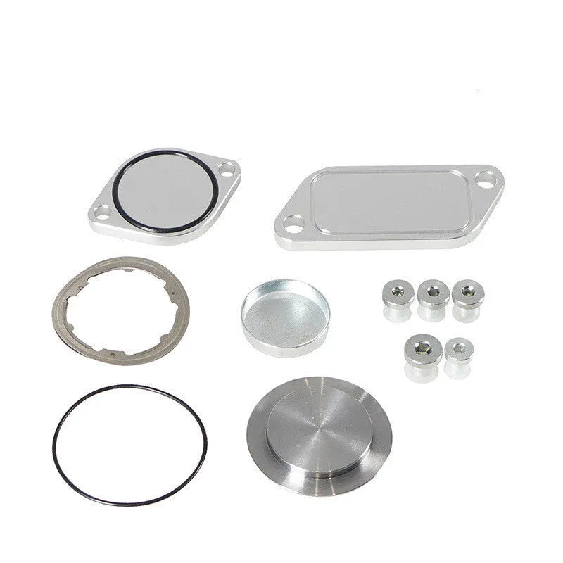 Silver aluminium alloy valve cover for automotive exhaust gas recirculation systems